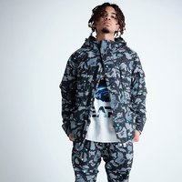 BAPE 满印星空图案连帽羽绒服 141005H