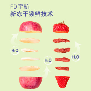 果仙多维 冻干水果脆片 宝宝零食非油炸水果干 健康休闲儿童零食 草莓味15g