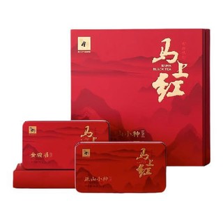 bamatea 八马茶业 一级 马上红 吉祥双韵 红茶礼盒 192g（金骏眉96g+正山小种96g）