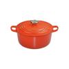 LE CREUSET 酷彩 炖锅(24cm、3.3L、珐琅铸铁、桔色)