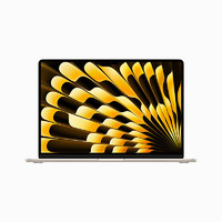 Apple 苹果 AI笔记本/2023MacBookAir 15英寸 M2(8+10核)8G 256G星光色电脑MQKU3CH/A