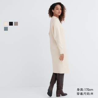 UNIQLO 优衣库 女装souffle yarn柔滑触感连衣裙裙子秋冬460599