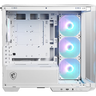 MSI 微星 MAG PANO M100L PZ 支持RGB光控 M-ATX机箱 白刃