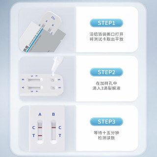 康华生物 KANGHUA）甲型/乙型流感病毒抗原检测试剂盒 甲流乙流检测盒 感冒发热非肺炎支原体试剂盒 1人份