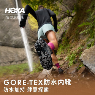 HOKA ONE ONE男女款夏季挑战者7全地形跑鞋CHALLENGER 7 GTX 黑色/黑色-男款 42.5