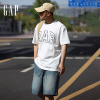 Gap 盖璞 男士撞色logo圆领短袖T恤 544465