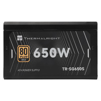 利民 额定650W TR-SG650S ATX3.1 金牌电源  金牌直出线 全日系电解电容 14CM小机身电源