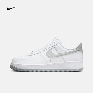 耐克（NIKE）AIR FORCE 1 '07灰白空军一号低帮小白鞋休闲运动板鞋FJ4146-100 41