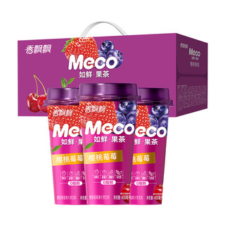 88VIP：香飘飘 Meco蜜谷果汁茶樱桃莓莓400ml*8杯