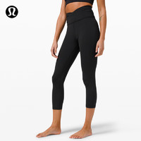 lululemon Align™ 女士高腰中长紧身裤 LW6BMWS 黑色