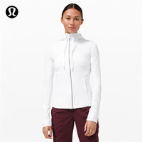 lululemon Define 女士连帽夹克 LW4BPES 修身 白色