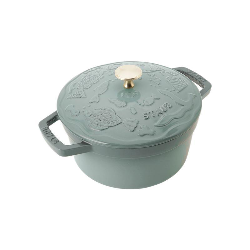 staub 珐宝 X 皆川明 海洋绮想系列 炖锅