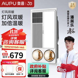 AUPU 奥普 HDP6125A 灯风双暖浴霸