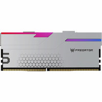 PREDATOR 宏碁掠夺者 Hermes冰刃系列 DDR5 8000MHz RGB 台式机内存 灯条 银色 32GB 16GBx2 C36