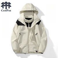 CENPIN 诚品 三合一冲锋衣 象牙白 3XL