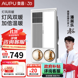 AUPU 奥普 HDP6125A 灯风双暖浴霸