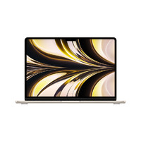 Apple 苹果 MacBook Air 芯片版 13.6英寸 轻薄本 星光色（M2 8核+10核、核芯显卡、16GB、512GB SSD、2.5K）