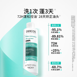 VICHY 薇姿 DERCOS去油瓶控油蓬松洗发水 200ml