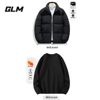 GLM 男士棉服冬季加厚保暖休闲立领款