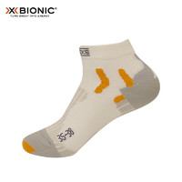 X-BIONIC XBIONIC户外男女款速跑竞技短袜 W068白色/灰色 22.5cm-24(35-38)