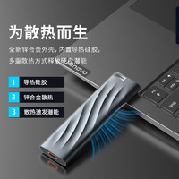 Lenovo 联想 1TB Nvme1000MB/s移动固态硬盘PS9 Type-C USB3.2 双接口金属移动硬