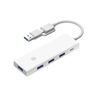 Xiaomi 小米 四合一双头分线器 转换器数据传输转接头 USB 3.0高速传输 多接口传输 支持热插拔