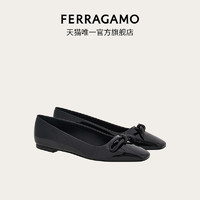 Salvatore Ferragamo 菲拉格慕 FERRAGAMO菲拉格慕女士不对称蝴蝶结芭蕾舞平底鞋