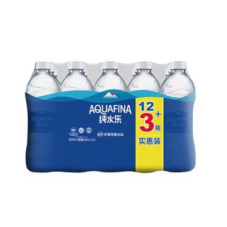 可乐 纯水乐 AQUAFINA 饮用纯净水 550ml*15瓶