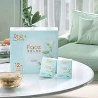 移动端、京东百亿补贴：C&S 洁柔 face 手帕纸 白茶花香 4层12包