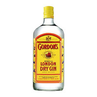 Gordon’s 哥顿 名企严选 哥顿金酒 杜松子酒特选干味金酒琴酒南非进口洋酒烈酒 750mL 1瓶