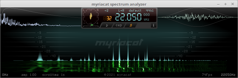 myriacat application screenshot