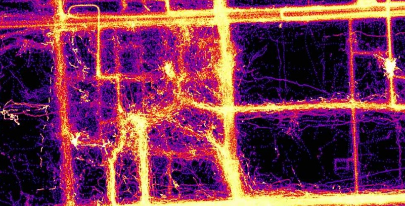 Geolife data at block scale