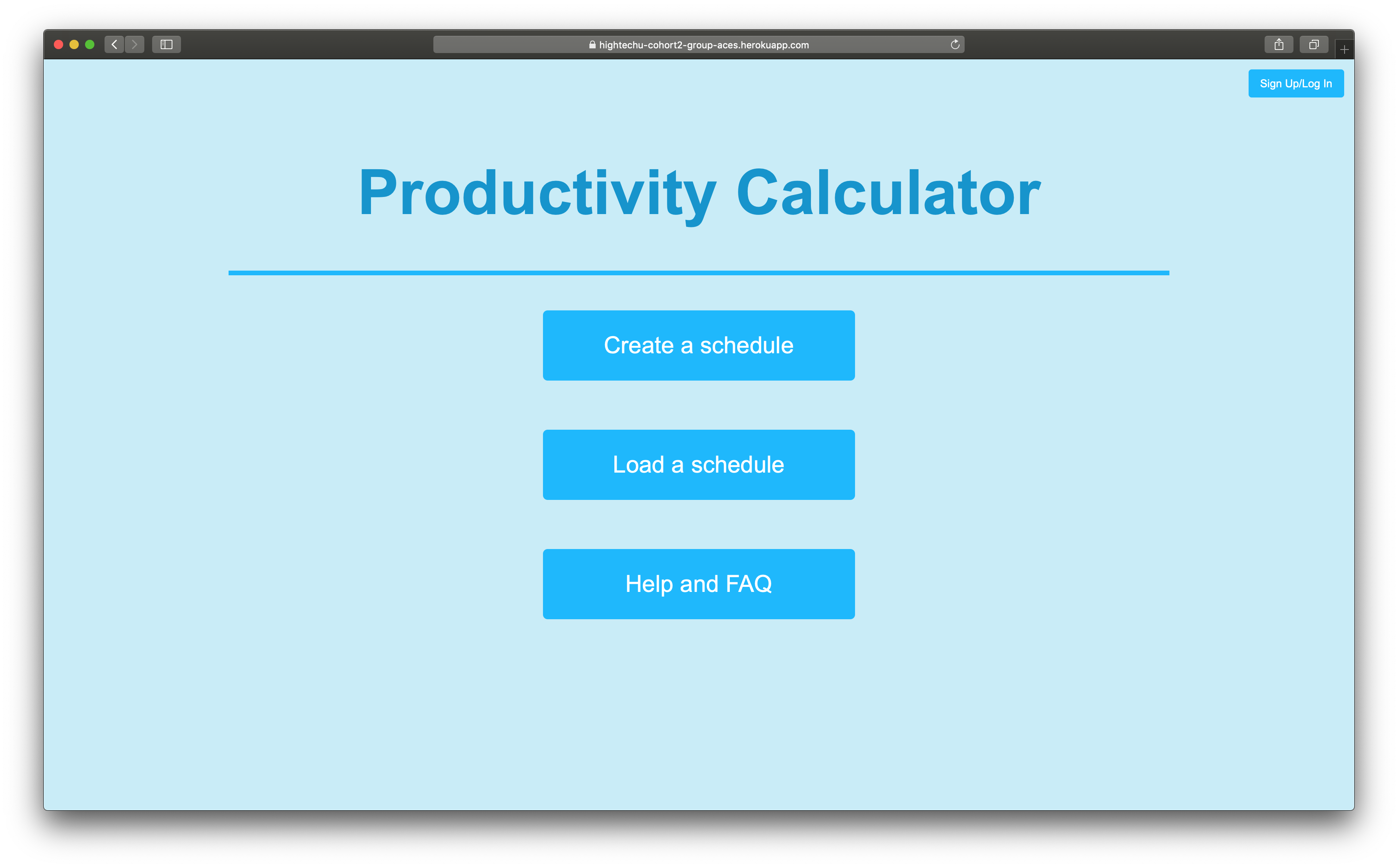 hightechu-academy-productivitycalculator