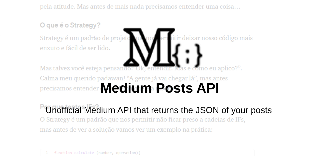 medium-posts-api