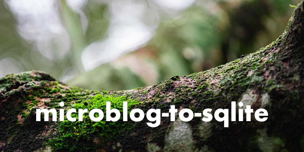 microblog-to-sqlite