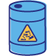 Hazardous Oil Drum