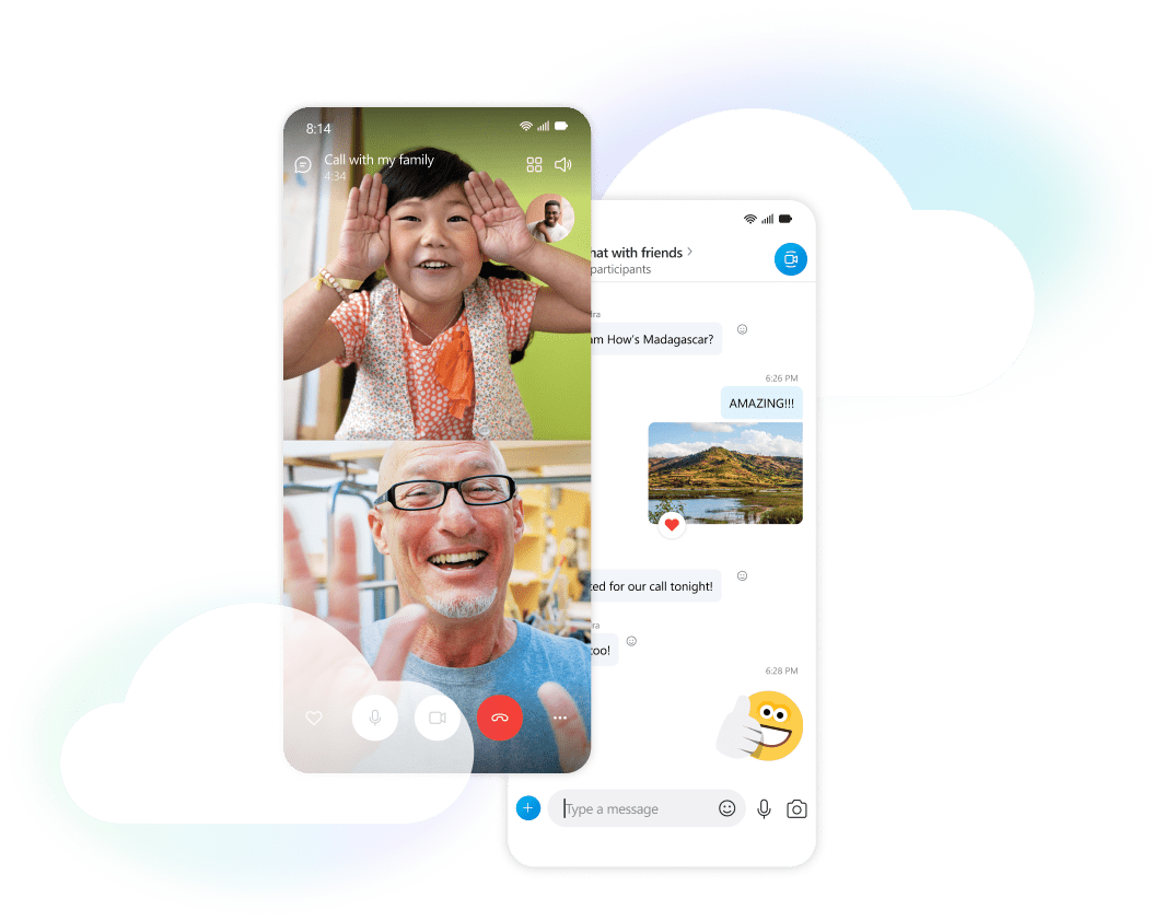 Appels vidéo incomparables avec Skype