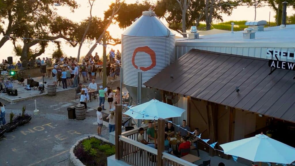 shellring ale works brewery aerial