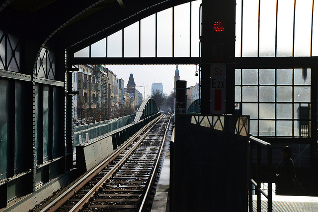 Interior of the train station in Prenzlauer Berg