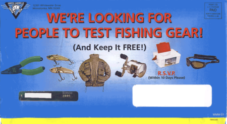 Direct Mail Package from North American Fishing Club