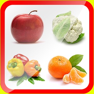 Learn Fruits & Vegetables for Kids Free