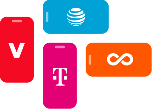 iPhone Carriers, AT&T, Verizon, T-Mobile, Boost Mobile