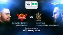 Tata IPL 2023: Sunrisers Hyderabad v Royal Challengers Bangalore