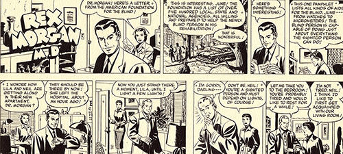 Reprint of part of an episode from a newspaper comic strip series 