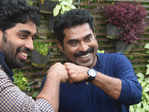 Actor Suraj Venjaramoodu celebrates his victory