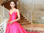 Rakul Preet Singh stuns in hot pink plunge-neck gown at the press conference of 16th edition of the India Couture Week