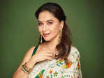 In Pics: Madhuri Dixit's unmissable elegance shines in a white Patola saree