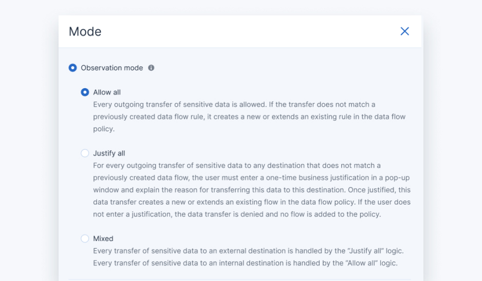 Effortlessly provision DLP services with automatic policy creation