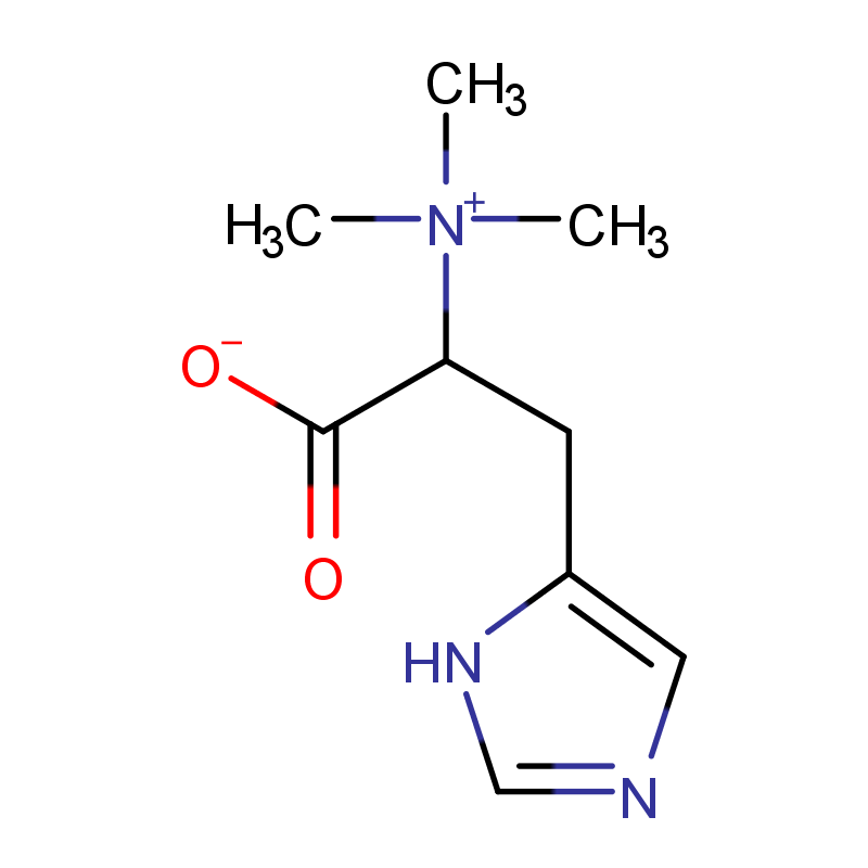 (S)-3-(1H-咪唑-5-基)-2-三甲基铵)丙酸内盐CAS：534-30-5 产品图片