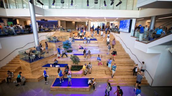 The Social Stairs in the Gatton Student Center